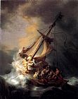 Rembrandt Christ In The Storm painting